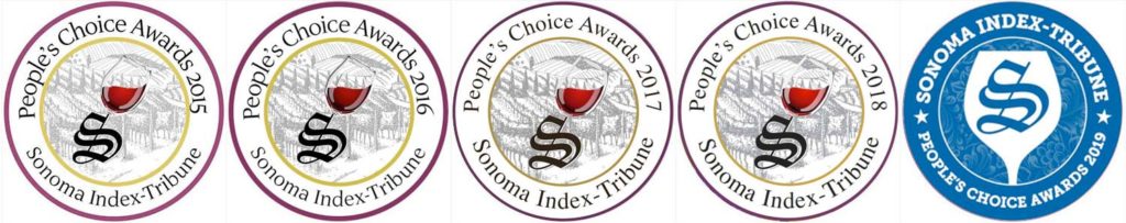 Sonoma Index Tribune People's Choice Award 2015-2019